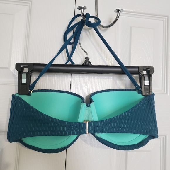 NWOT Shade & Shore Bra Size Bandeau Swim Top 34C - Picture 4 of 7